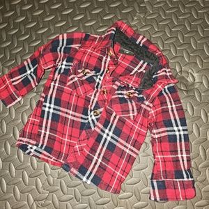 Little Bipsy Plaid Top